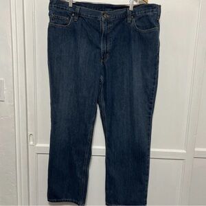 Carhartt Men's Relaxed Fit Dark Blue Jeans